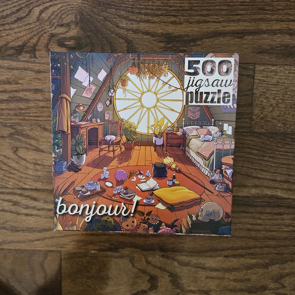 Bonjour! 500 Piece Jigsaw Puzzle - Multicolor